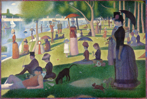Experience the living "A Sunday on La Grande Jatte" through Columbus's Topiary Park http://www.topiarygarden.org